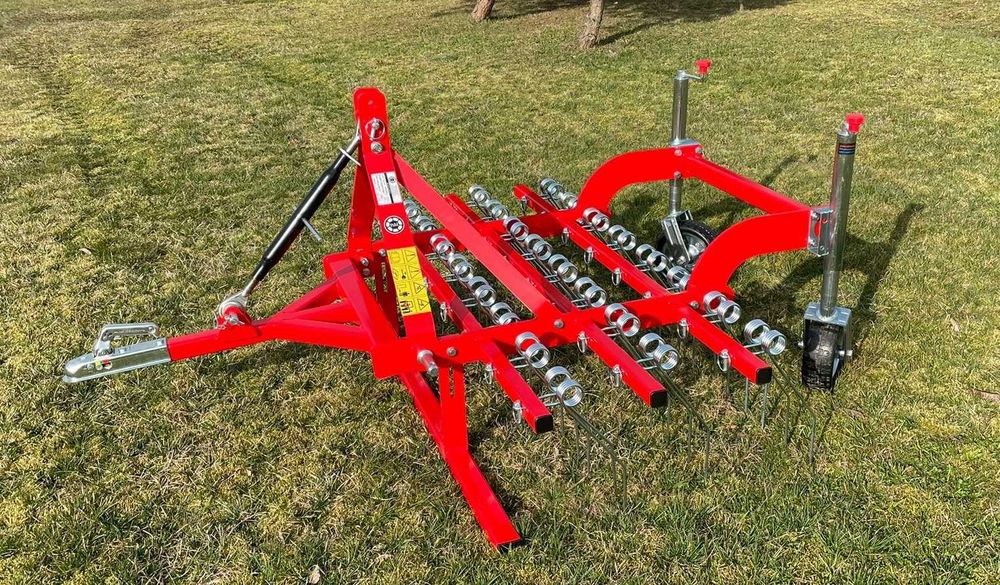 Wertykulator chwastownik aerator brona grabie 1.6m/2.0m/2.4m do mini ciągnika