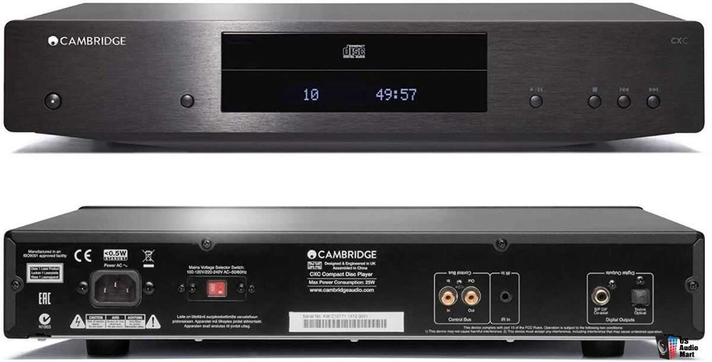 Cambridge CXC Serie 2 Compact Disc Transport Black Edition