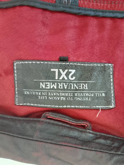 Renuar men 2XL куртка чоловіча шкіряна