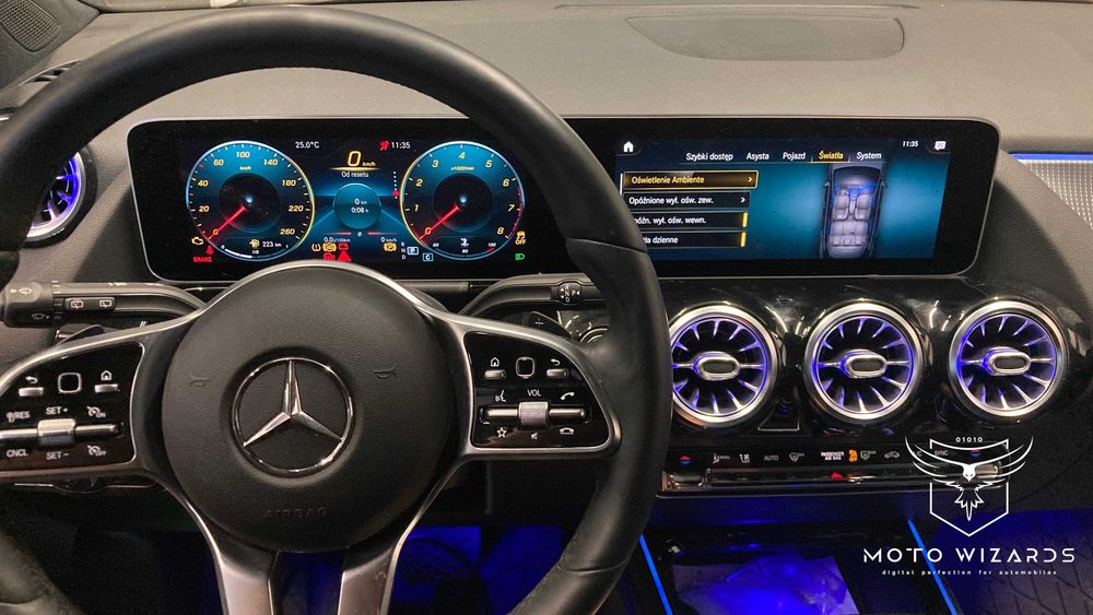 Polskie Menu MERCEDES USA/EU CLA250 GLC300 (W253) S klasa (W222) Japan