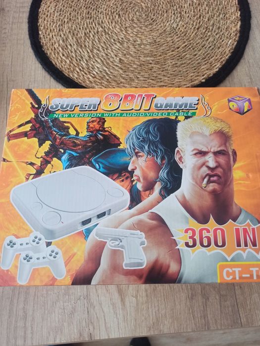 Konsola do gier 8-bitowa klasyczna telewizyjna w stylu Retro