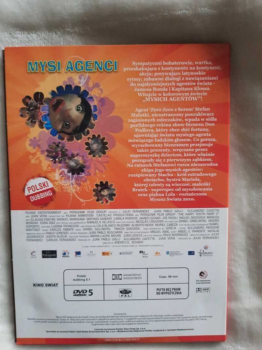 Mysi Agenci - bajka DVD