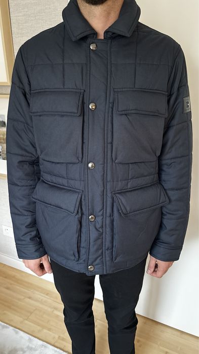 Tommy hilfiger kurtka przejściowa elegancka granatowa S modna jesień