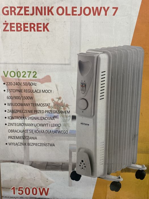 Grzejnik olejowy Volteno 1500 W 7 żeberek olejak