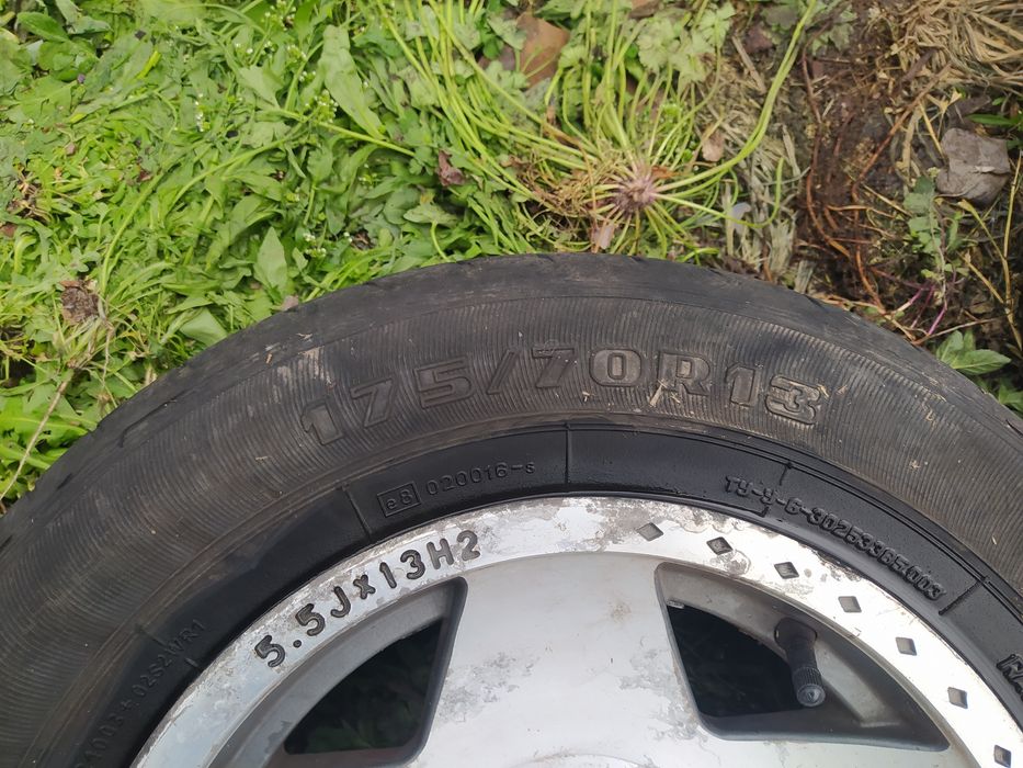 Колесо на дисках R13, 14.