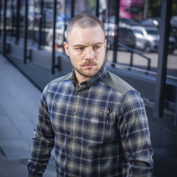 M-TAC Сорочка REDNECK SHIRT Olive/Navy blue