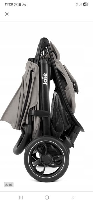 Wózek spacerowy składany podróżny joie szary ± torba gratis