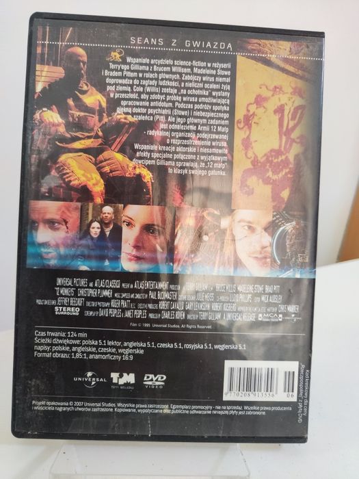 12 małp płyta DVD
