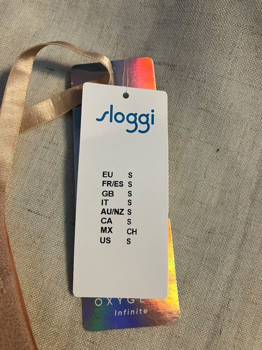 Komplet bielizny sloggi oxygene S biustonosz i majtki pomaranczowy
