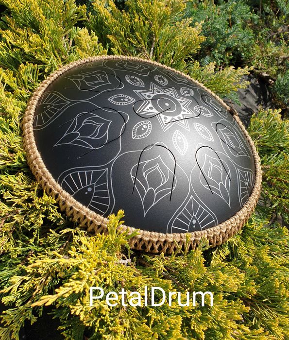 Глюкофон 9 нот+ 1обертон. PetalDrum. Язичковий (пелюстковий) барабан.