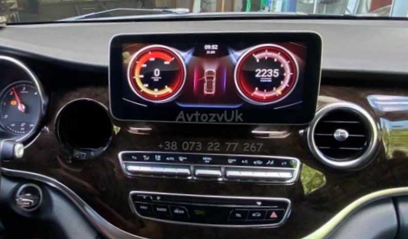 Дисплей V-Class MERCEDES BENZ w447 потолочный монитор Android CarPlay