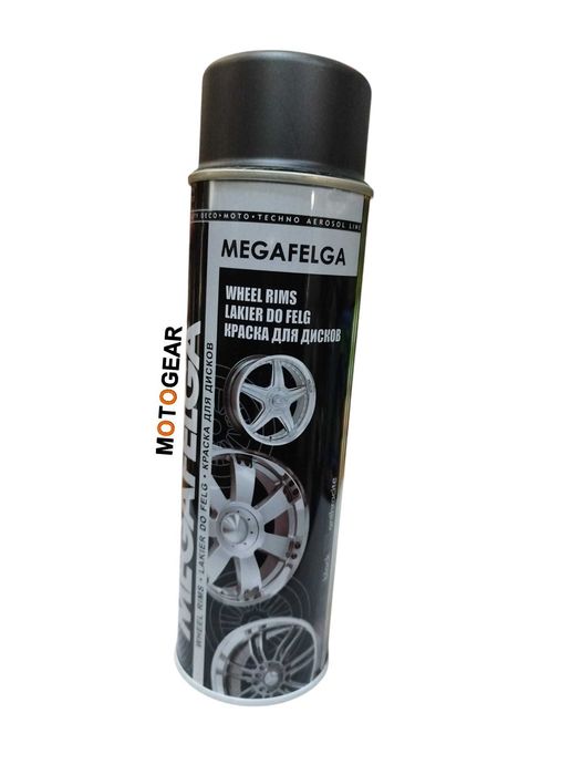 NOWY!!! Lakier do felg obręcze kół kołpaki czarny 500ml