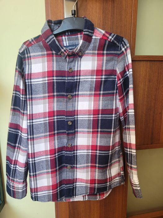 Koszula w kratę 134-140
