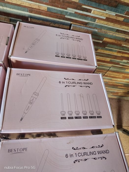 Одним лотом,набір плойок з різними аксесуарами - BESTOPE PRO 6 штук