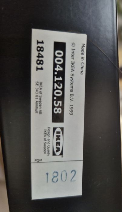Hoker, stołek  taboret do pracy biura  Ikea Spanst