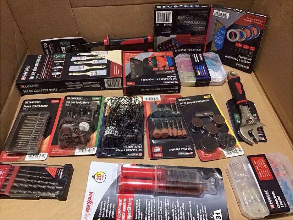 Товар с Германии  наборы насадок для гравера PARKSIDE фрезы