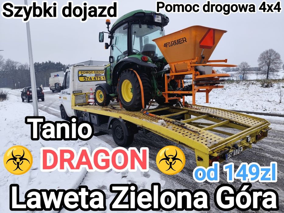 Tanio od 99zl Pomoc Drogowa,Laweta,Transport Motocykli,Bagazowka winda