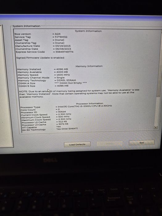 Dell e5550 5550 Latitude