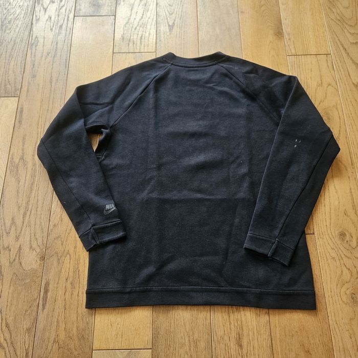 Czarna Bluza Crewneck Nike Tech Fleece