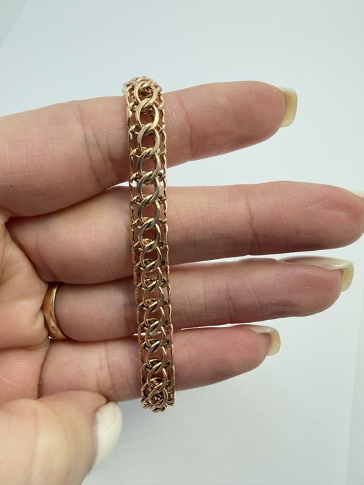 Золотой браслет питон