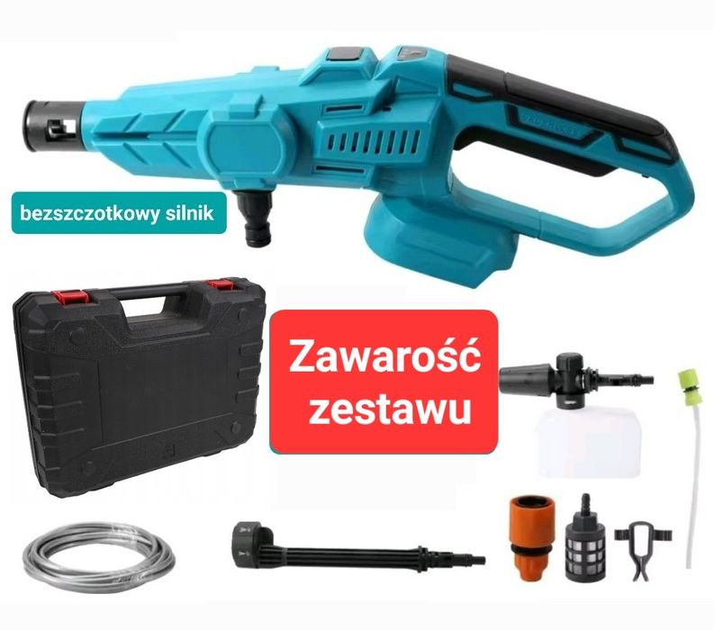 Myjka Ciśnieniowa Akumulatorowa do Baterii Makita 18V mocna!