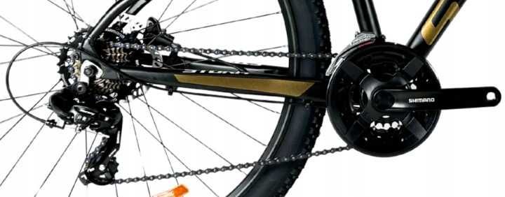 ROWER GÓRSKI MTB STORM SHARK LADY 2.0, 18"(czarno-złoty)