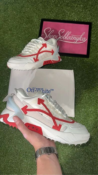 Продаю кросівки off white odsy 2000 в червоному кольорі‼️