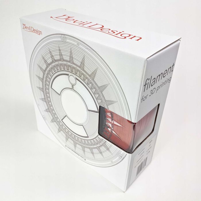 3д філамент Devil Design PLA 1,75 мм 1000 г червона 3d