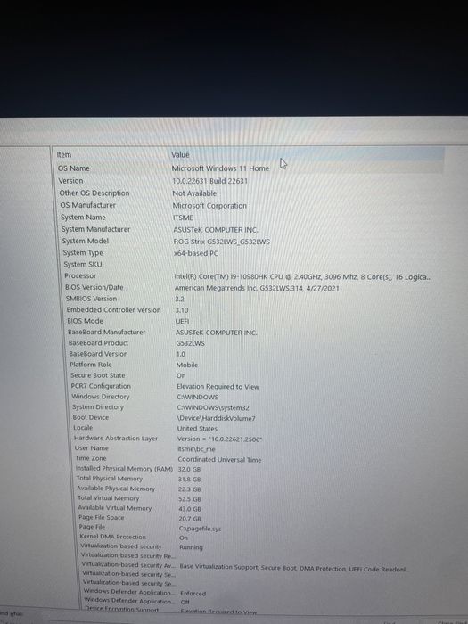 Asus ROG Strix Scar 15 G532LWS RTX 2070 Super | i9-10980HK | 32GB RAM