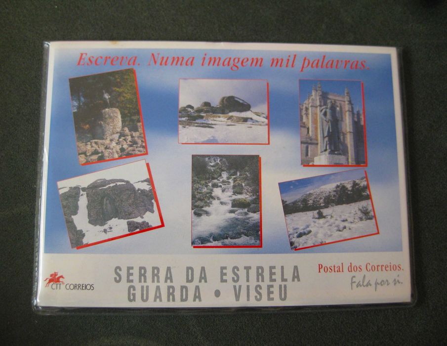 Coleção de Conjuntos de Postais Ilustrados CTT de cidades