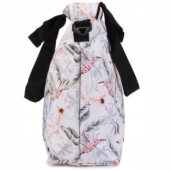 Torebka damska materiałowa shopperka lekka duża A4 na ramię torba nowa