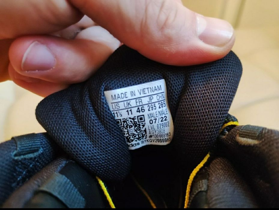 Кроссовки Adidas Crazy 1 "Sunshine" Lakers