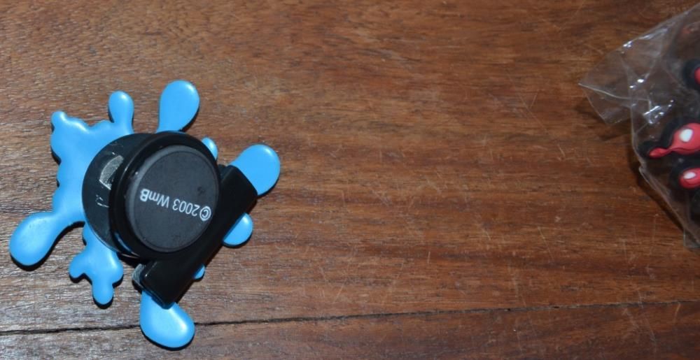 Magnéticos (frigorífico) em fimo com mola prende-papéis