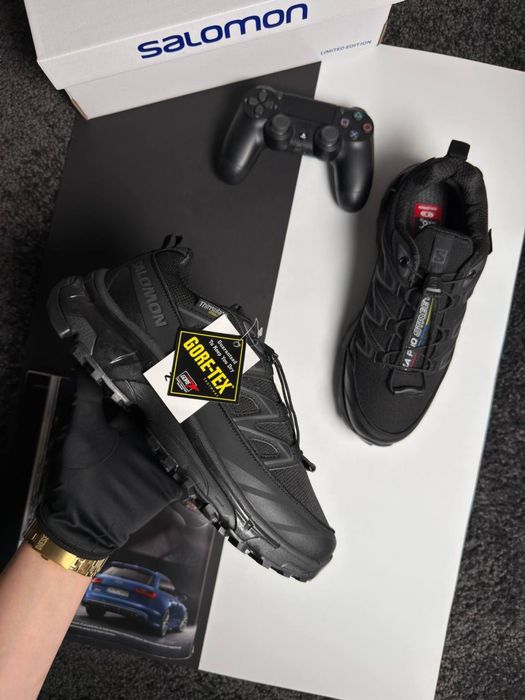 Мужские кроссовки саломон Salomon XT-6 Expanse Termo ACS All Black [41-46]