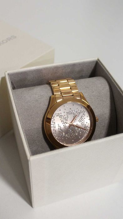 Relógio Michael Kors rosa dourado