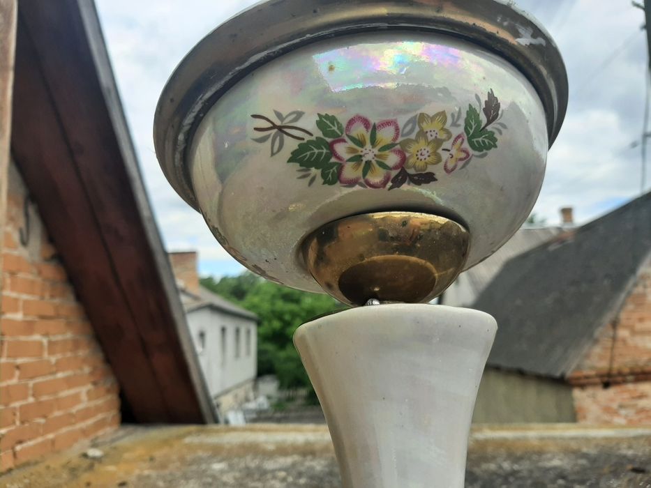 Вінтажна люстра на 5 плафонів