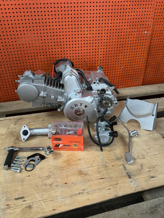 125 куб Двигатель ЗАВОДСКОЙ оригинал на мопеды: Альфа, Дельта, Актив.