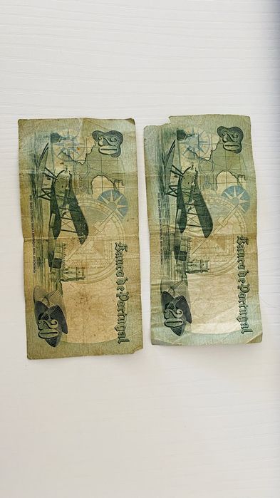 Notas antigas de Escudos