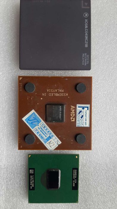 Коллекционный процессор Motorola XC68LC040RC25B. AMD Athlon XP 1900+.