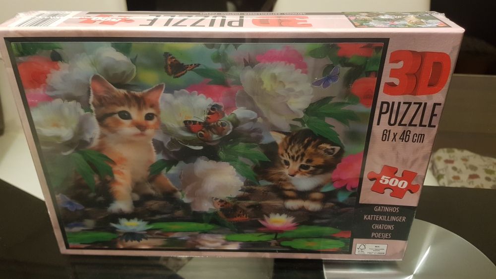 Puzzle Howard Robinson 3D 500 Peças, NOVOS E SELADOS