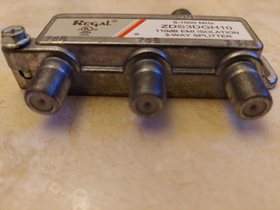 Spliter 3 vias Regal ZDS3DGH10