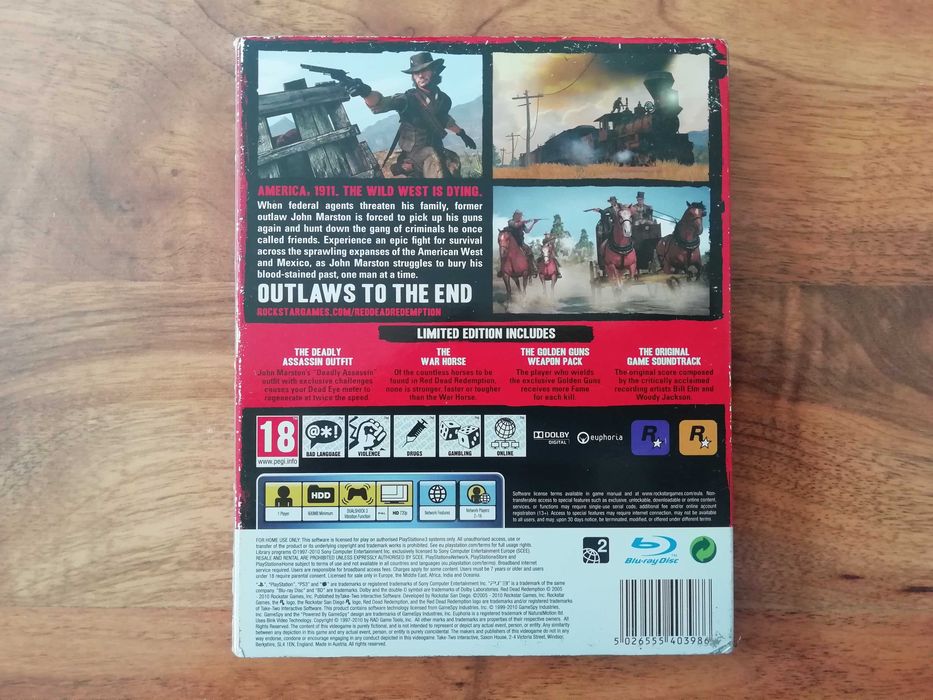 Red Dead Redemption PS3 limited edition