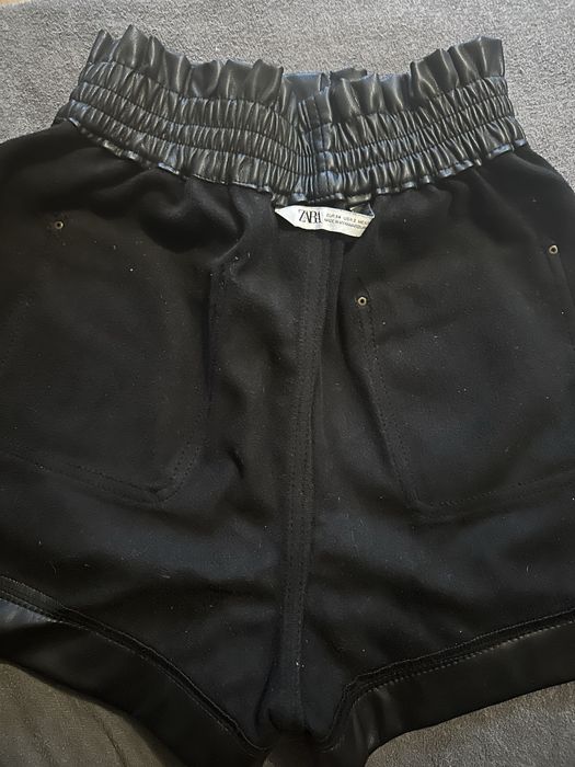 Шкіряні шорти zara утеплені