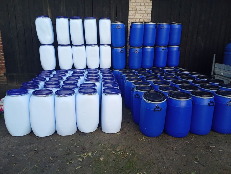 Beczki plastikowe 220l oraz 60l