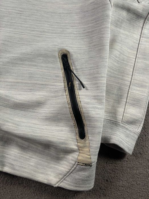 Bluza Nike M Szara Rozpinana Tech Nadruk Swoosh Drill Oryginalna