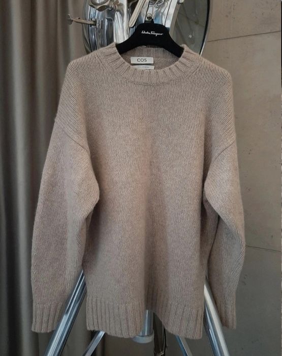 COS 100 % gruby kaszmir Nowy sweter