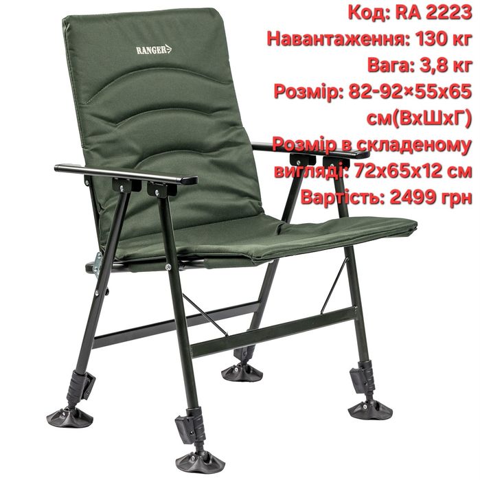 Кресло карповое складное,раскладное. Шезлонг,стул на природу,рыбалку