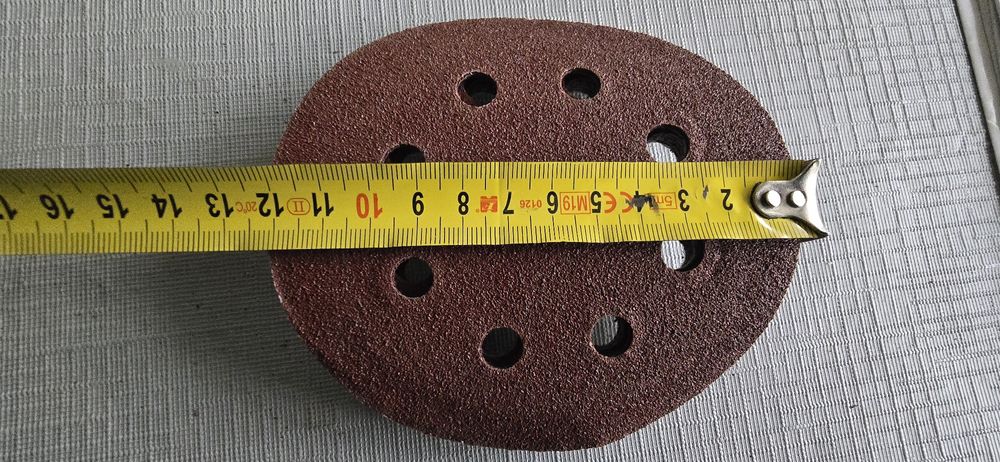 Tarcze szlifierskie 125mm P80 na rzep 10sztuk