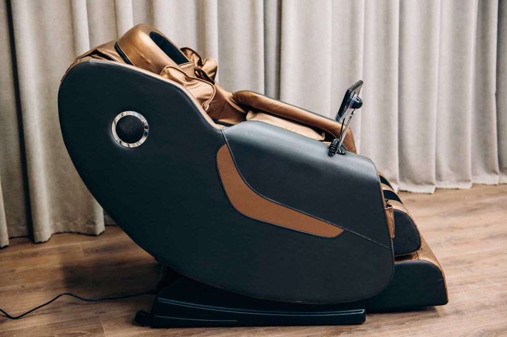 Масажне крісло XZERO V12+ Black & Gold Массажное кресло