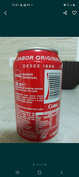 Lata de coca cola rara com erro de fabrico posso trocar por alfa romeu